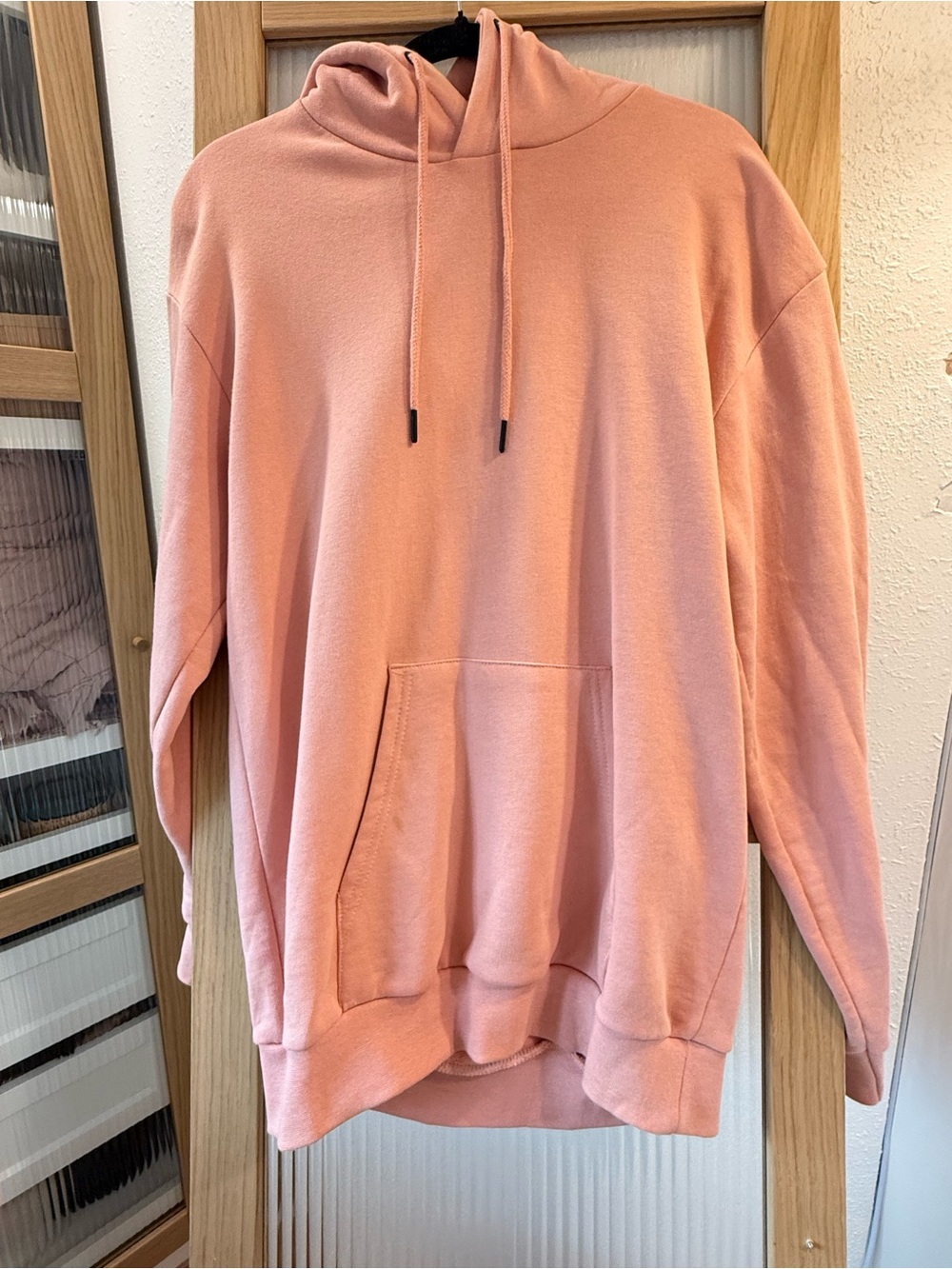 Zara Peach Oversized Hoodie